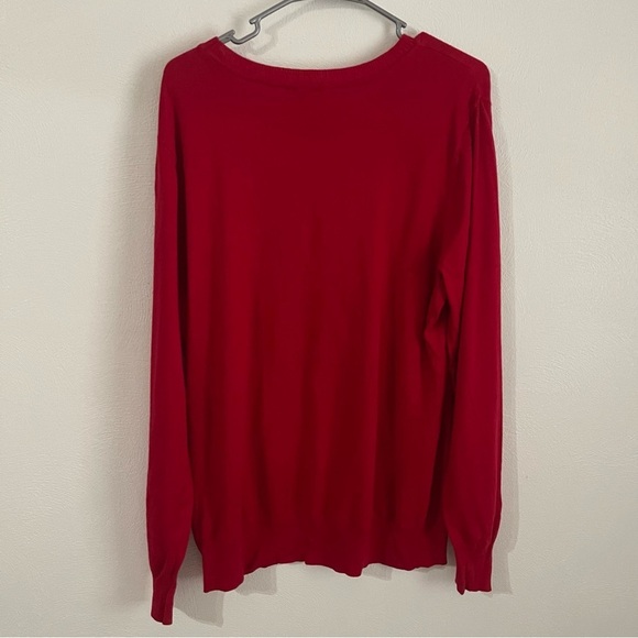 NWT Worthington Cherry Cordial sweater with 3 inch band at hem size XXLT - Picture 2 of 8